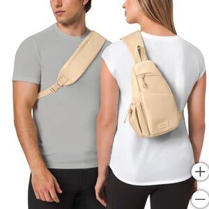 Mondetta Neutral Beige Crossbody Sling Bag